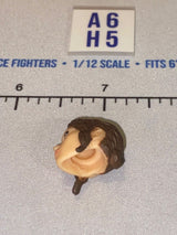 1/12 Scale Female Head Sculpt with Long Brown Hair - Star Wars Black Series