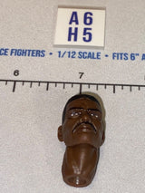 1/12 Scale Male Head Sculpt with Dark Hair and Mustache - GI Joe Classified