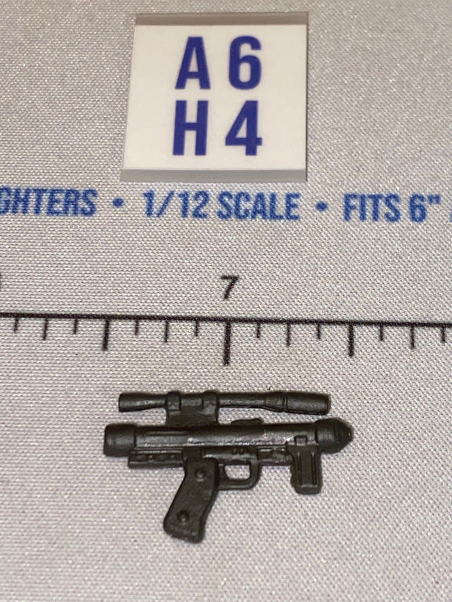 1/12 Scale Star Wars Black Series Science Fiction Blaster Pistol with Scope - Dark Gray