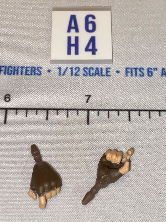 1/12 Scale Fingerless Gloves Hands