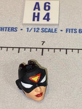 1/12 Scale Female Masked Head Sculpt with Red Lips - Marvel Legends