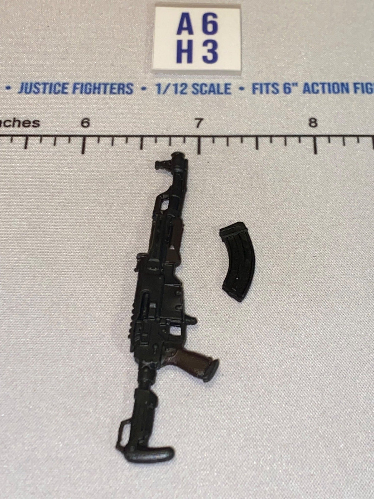 1/12 Scale GI Joe Classified Modern Era AK-Type Assault Rifle with Folding Stock