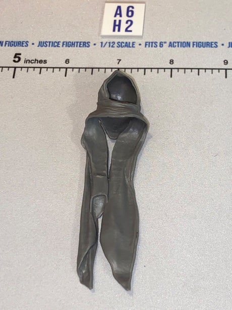 1/12 Scale Hooded Robe - Dark Grey - Star Wars Black Series