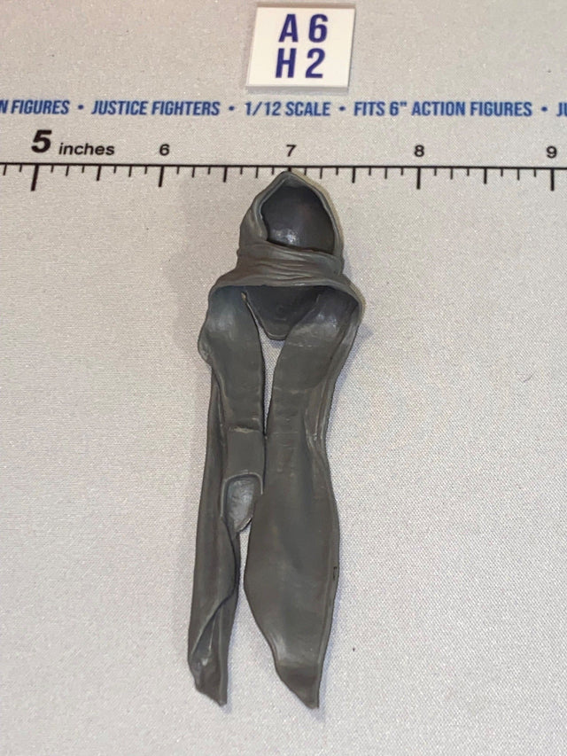 1/12 Scale Hooded Robe - Dark Grey - Star Wars Black Series