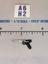 1/12 Scale Star Wars Black Series Science Fiction Blaster Pistol - Silver and Black