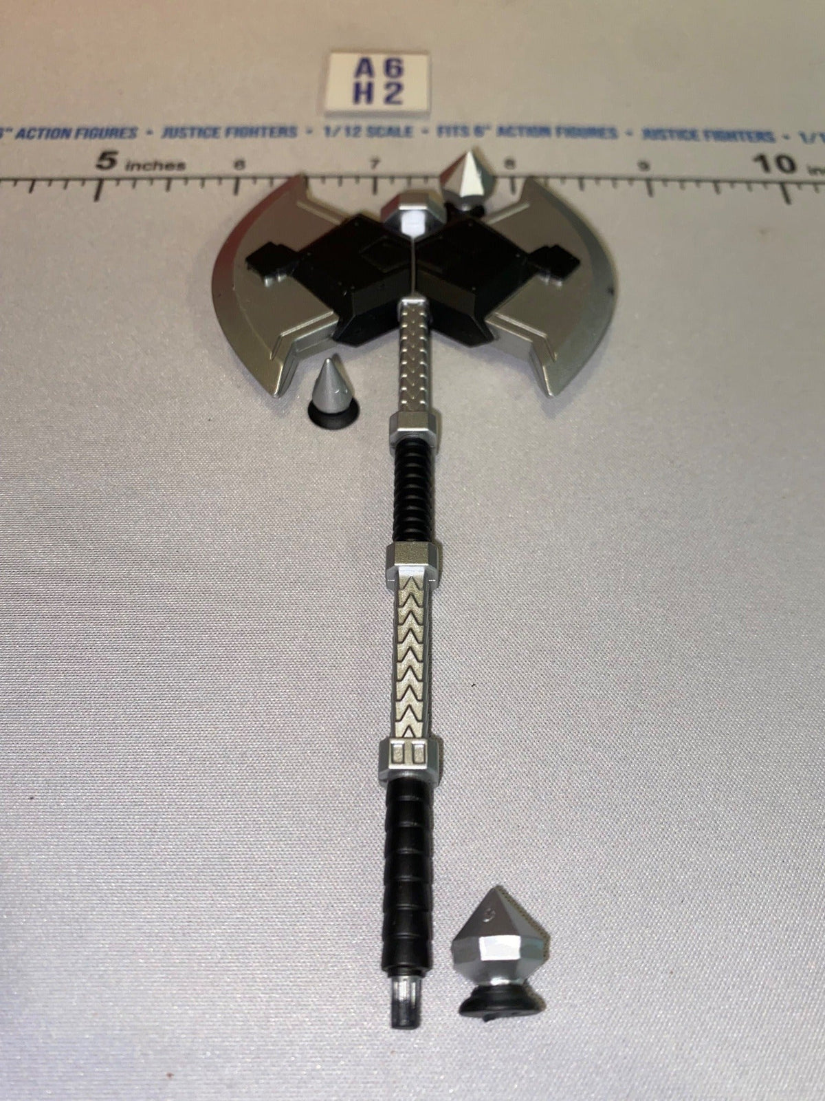 1/12 Scale Medieval Fantasy Double Headed Battle Axe Set - Four Horsemen - Mythic Legions