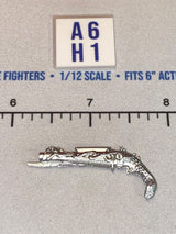 1/12 Scale Fantasy Flintlock Pistol - Silver - GI Joe Classified