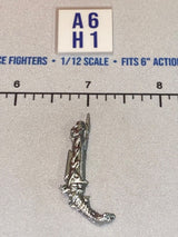 1/12 Scale Fantasy Flintlock Pistol - Silver - GI Joe Classified