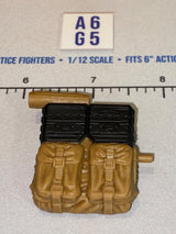 1/12 Scale Modern Era Tan and Black Tactical Backpack - GI Joe Classified