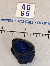 1/12 Scale Modern Era Blue Cobra Viper Armored Helmet Head Sculpt - GI Joe Classified