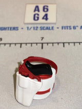 1/12 Scale Modern Era Revolver and Holster - White and Red - Valaverse