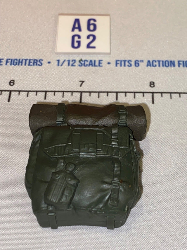 1/12 Scale Modern Military Large Field Pack with Bedroll - GI Joe Classified