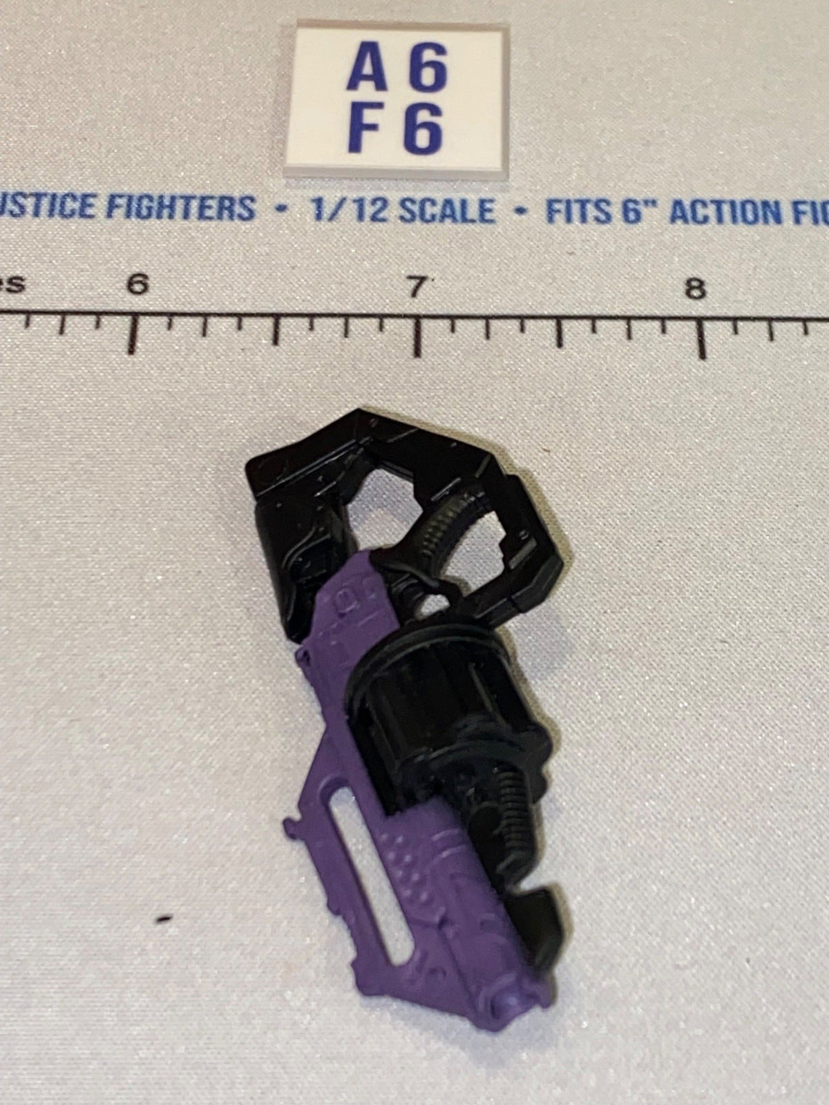 1/12 Scale GI Joe Classified Science Fiction Style Blaster Rifle - Purple/Black