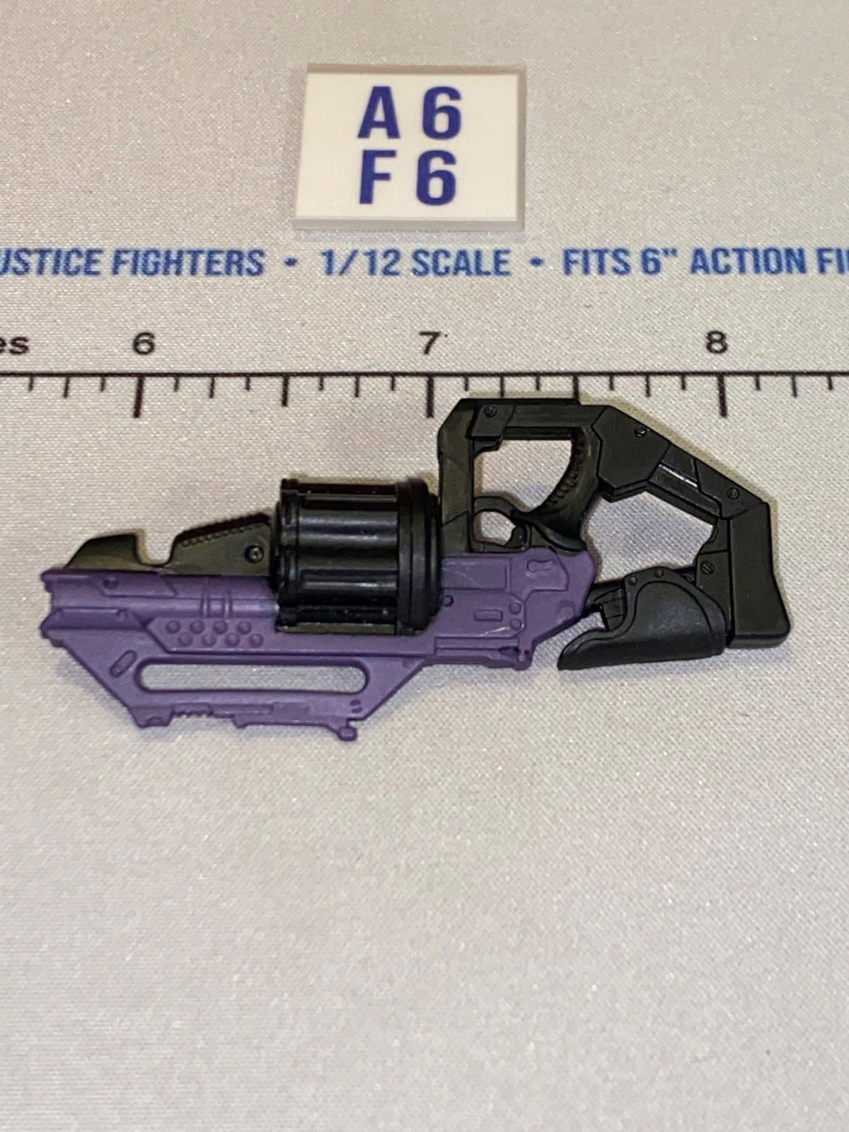 1/12 Scale GI Joe Classified Science Fiction Style Blaster Rifle - Purple/Black