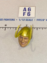 1/12 Scale Loki Head Sculpt with Golden Horned Helmet - Marvel Legends