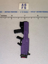 1/12 Scale Science Fiction Assault Rifle - Purple and Black - GI Joe Classified