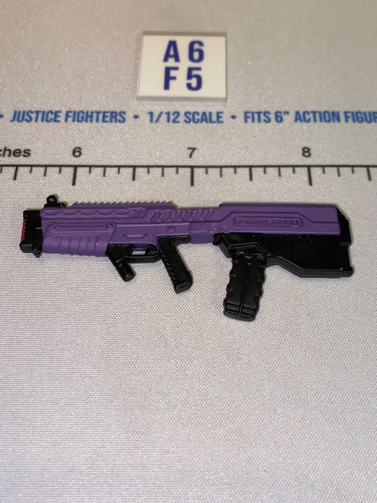 1/12 Scale Science Fiction Assault Rifle - Purple and Black - GI Joe Classified