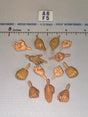 1/12 Scale Hands Set - Mixed Skin Tones
