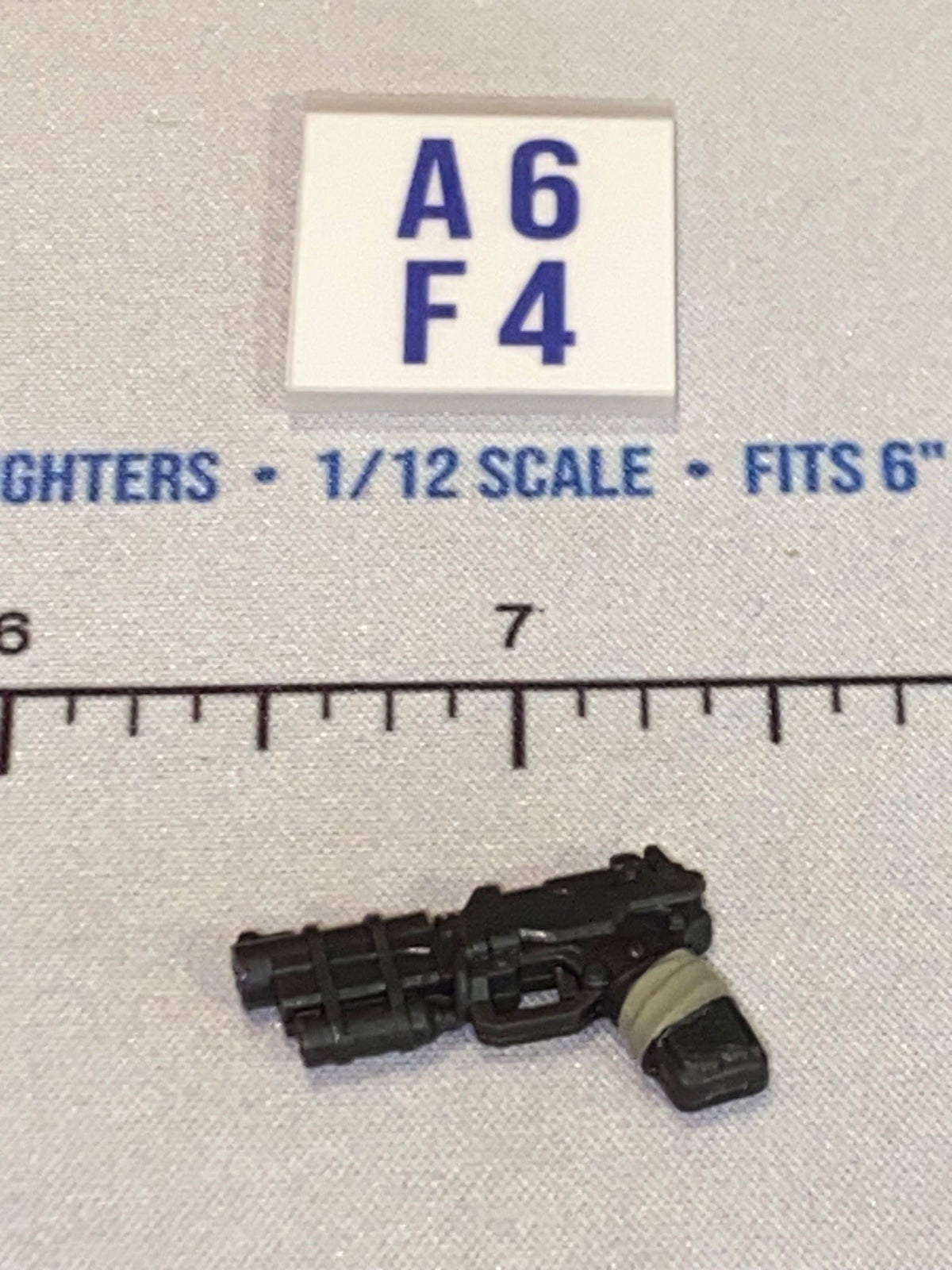 1/12 Scale Science Fiction Blaster Pistol - Gray Grip - Star Wars Black Series