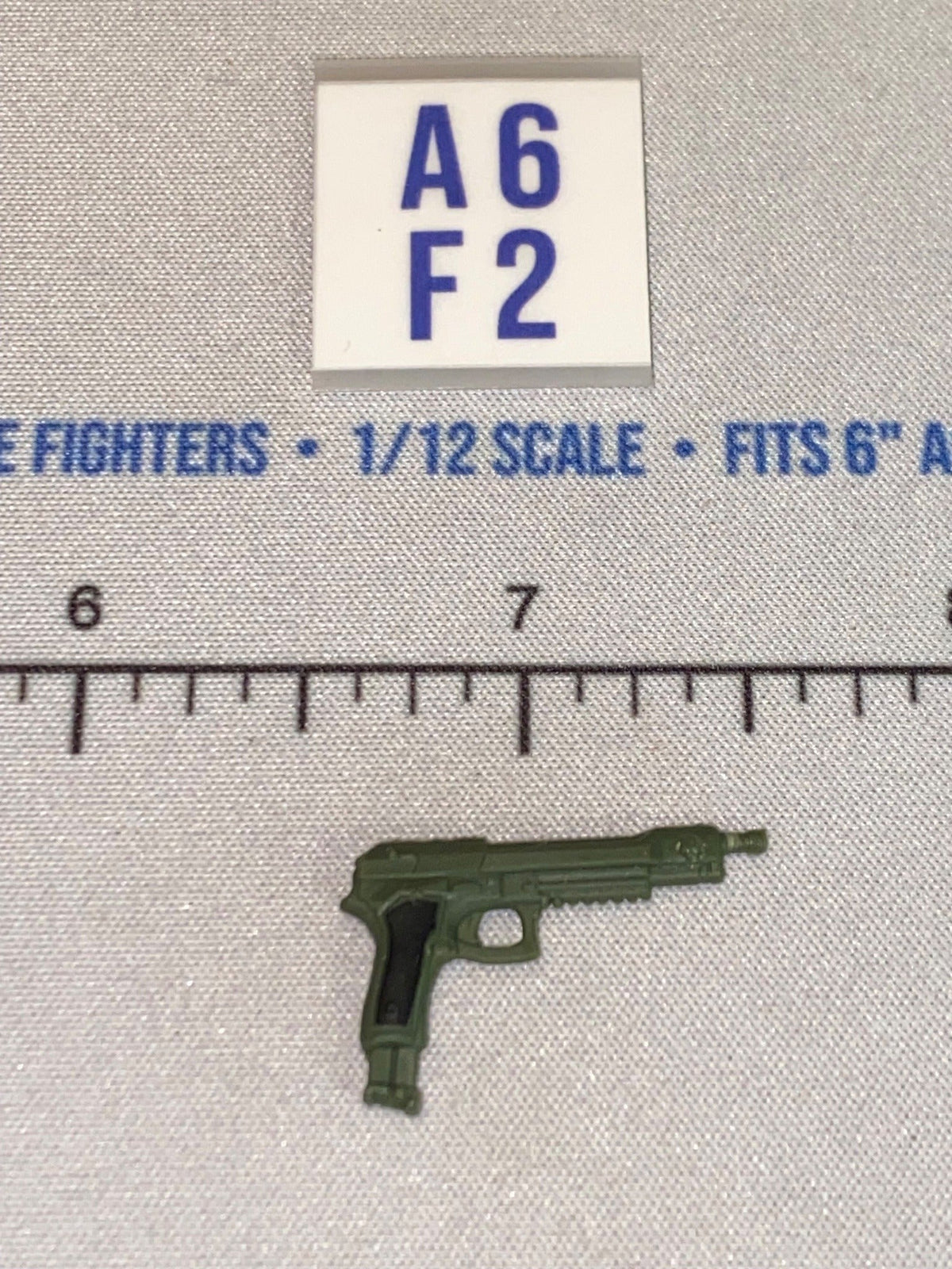 1/12 Scale Modern Semi-Automatic Pistol - Olive Drab - GI Joe Classified