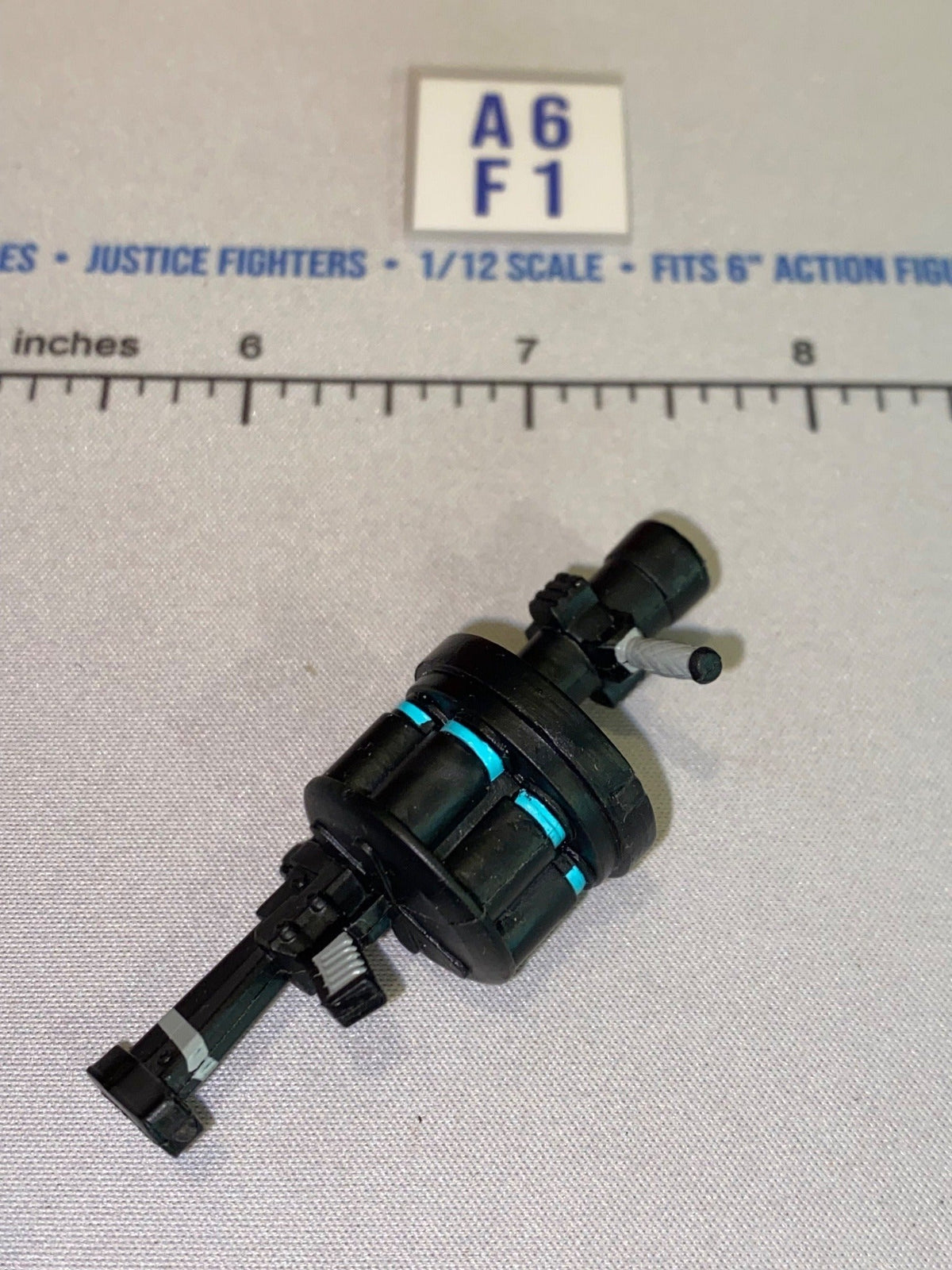 1/12 Scale Science Fiction Rotary Grenade Launcher with Drum Magazine