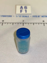 1/12 Scale Modern Era Mason Jar with Blue Lid - Diorama Item