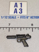 1/12 Scale Science Fiction Blaster Pistol - Dark Gray