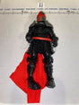 1/12 Scale Four Horsemen - Mythic Legions Medieval Black Knight Action Figure with Red Cape and Crusader Helmet