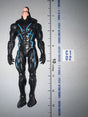 1/12 Scale Marvel Legends Superhero Action Figure - Black Suit with Blue Energy Details