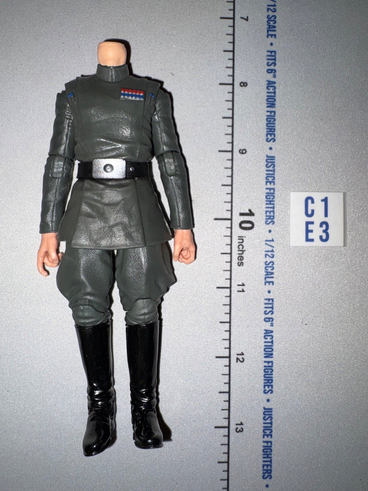 1/12 Scale Imperial Officer Figure Body - Star Wars Black Series