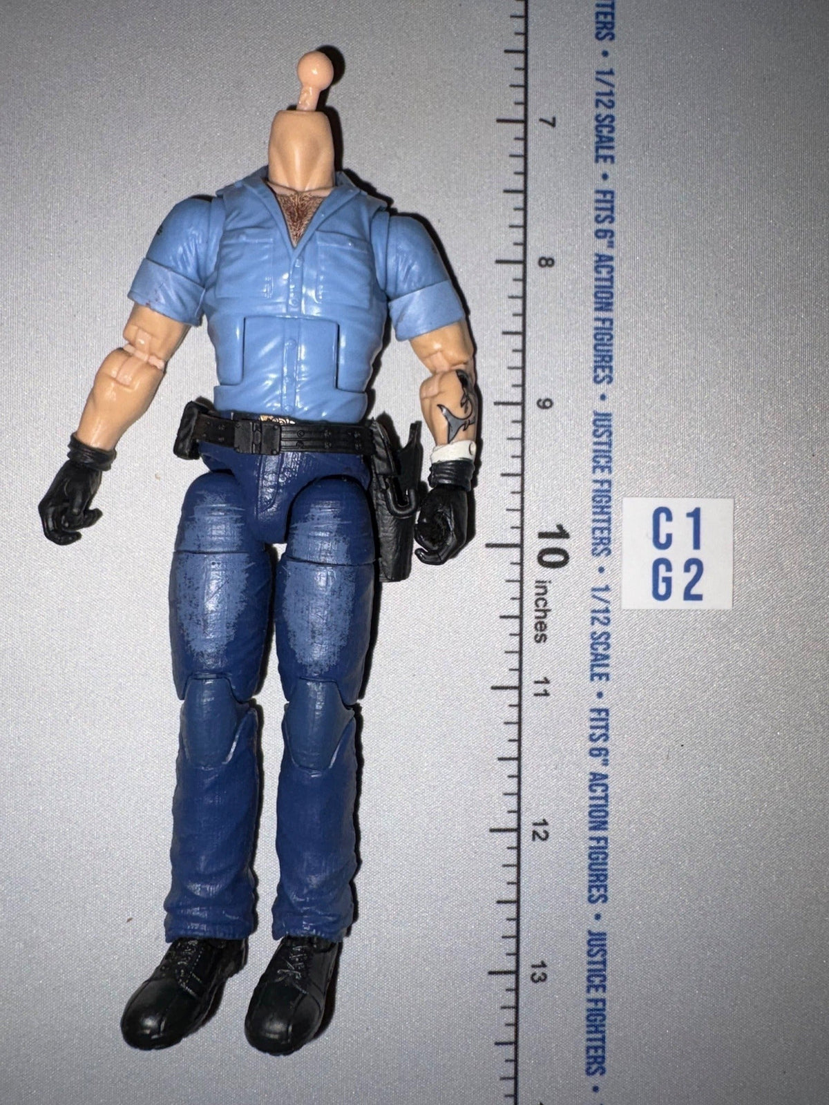 1/12 Scale Modern Era Sailor Shipwreck Action Figure Body - Headless - GI Joe Classified