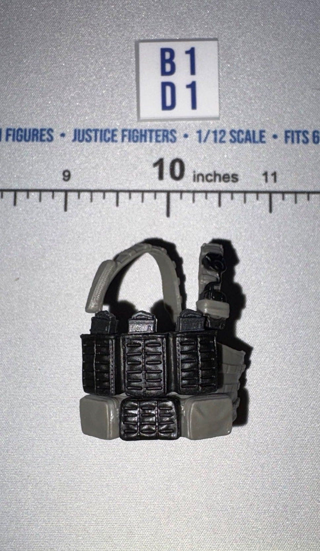 1/12 Scale Modern Era Tactical Chest Rig Body Armor - Valaverse