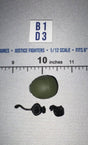 1/12 Scale Modern Era Military Helmet with Headset Accessories Set - Valaverse
