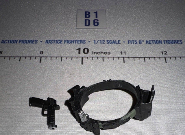 1/12 Scale Modern Era Tactical Belt with Holster and Pistol Set - Valaverse