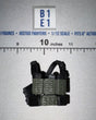 1/12 Scale Modern Era Olive Drab and Black Tactical Chest Rig with Ammunition Pouches - Valaverse