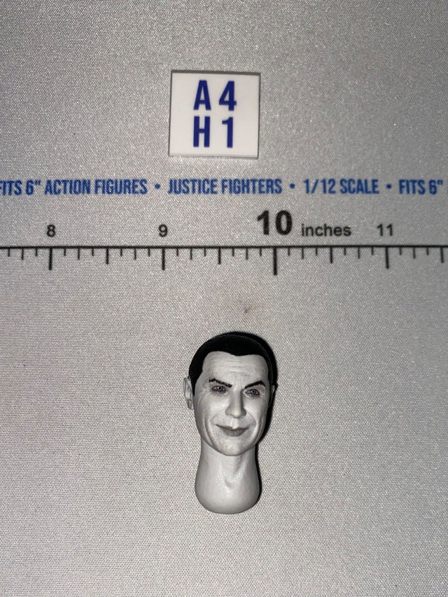 1/12 Scale Male Head Sculpt Dracula - Smiling Expression