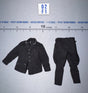 1/12 Scale WWII German Black Uniform Jacket and Breeches Set - WWII German SS Honor Guard Archard - DID 3R TG80005