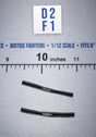 1/12 Scale WWII German Cuff Titles Pair - WWII German SS Honor Guard Archard - DID 3R TG80005