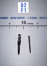 1/12 Scale WWII German Bayonet with Scabbard - WWII German SS Honor Guard Archard - DID 3R TG80005
