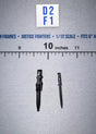 1/12 Scale WWII German Bayonet with Scabbard - WWII German SS Honor Guard Archard - DID 3R TG80005