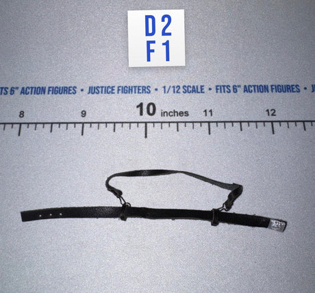 1/12 Scale WWII German Sword Belt with Shoulder Strap - WWII German SS Honor Guard Archard - DID 3R TG80005
