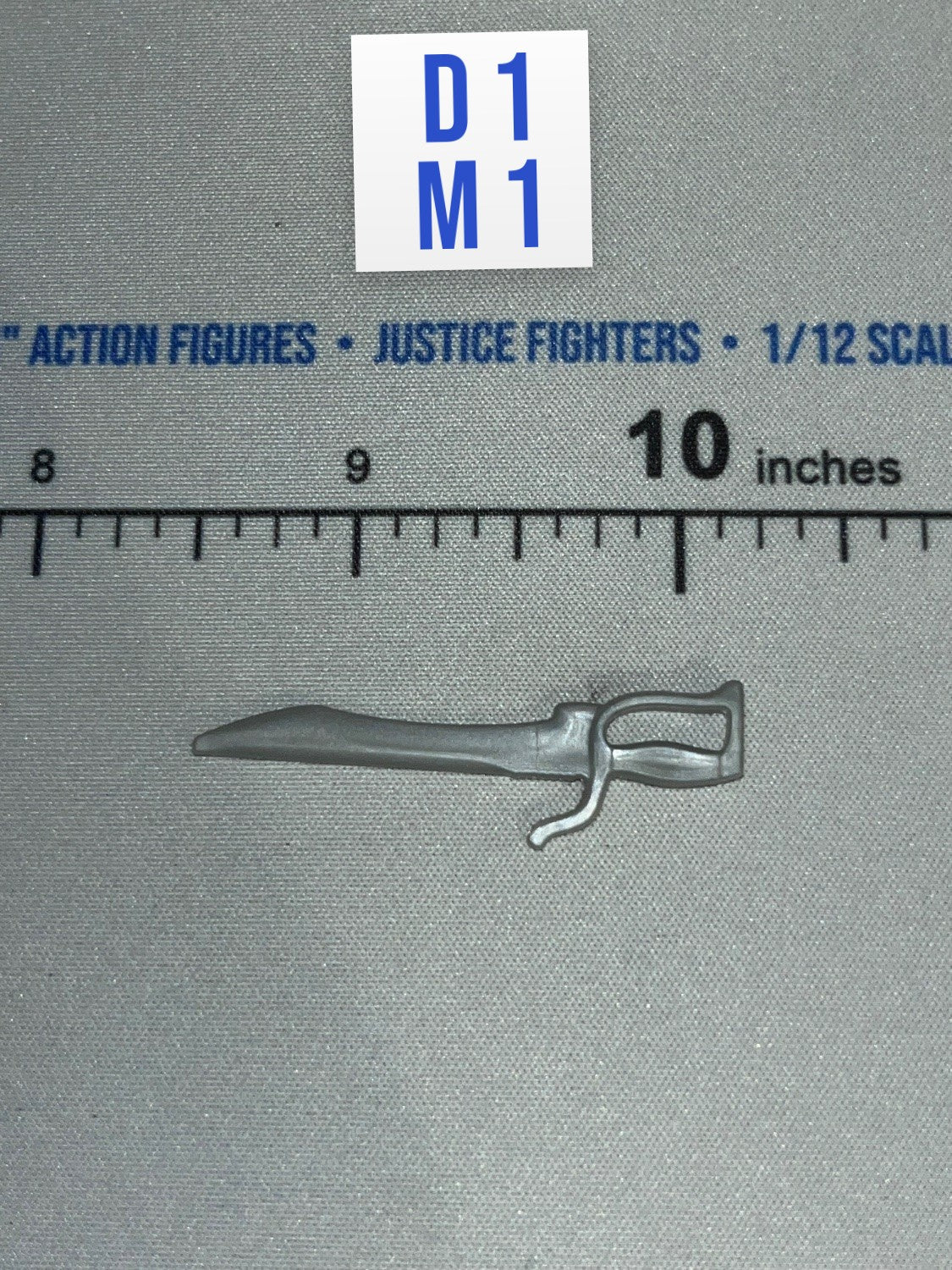 1/12 Scale Combat Knife with Guard - “Dice” GI Joe Classified Cobra Ninjas #160