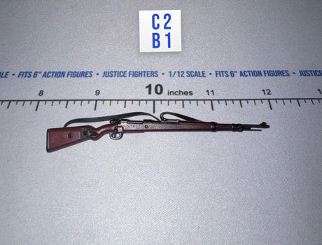 1/12 Scale WWII German Bolt-Action Rifle with Sling - 1/12 Scale WWII German SS Honor Guard Aaron - DID 3R TG80007 DiD DiD
