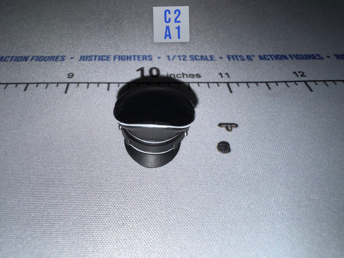 1/12 Scale WWII German Officer Peaked Cap - 1/12 Scale WWII German SS Honor Guard Aaron - DID 3R TG80007 DiD DiD