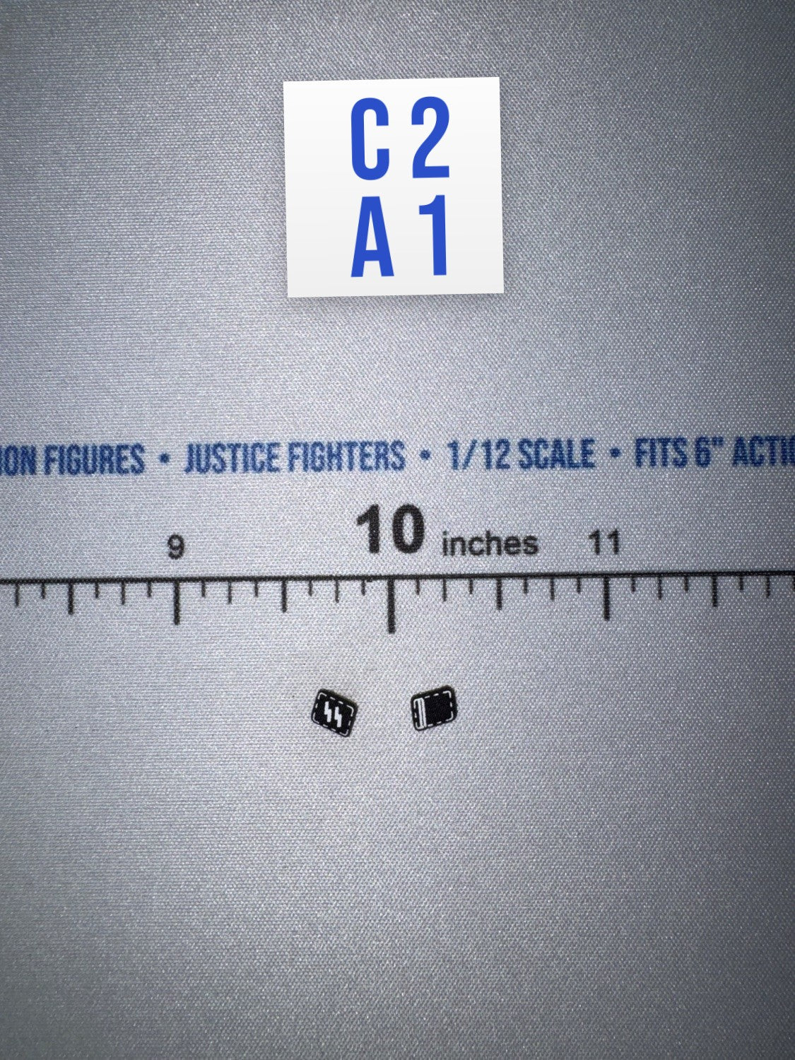 1/12 Scale WWII German Waffen Collar Tab Pair - 1/12 Scale WWII German SS Honor Guard Aaron - DID 3R TG80007 DiD