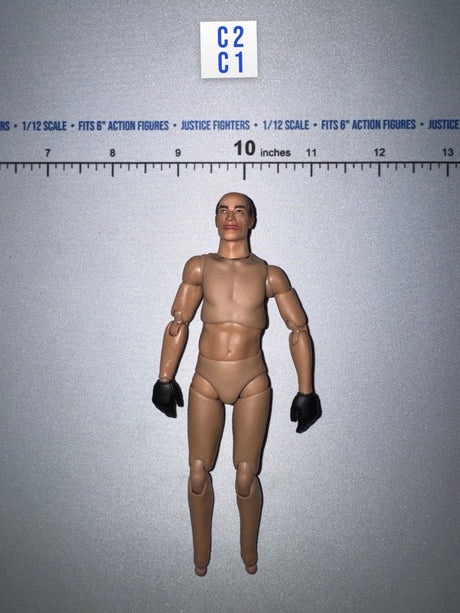 1/12 Scale Nude DiD Male Figure Samurai Body - 1/12 Japan Sengoku Soldier XJ80017A