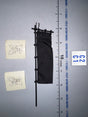 1/12 Scale Medieval Japanese Sashimono Banner - Japan Sengoku Soldier (Black) - DiD XJ80017A DiD