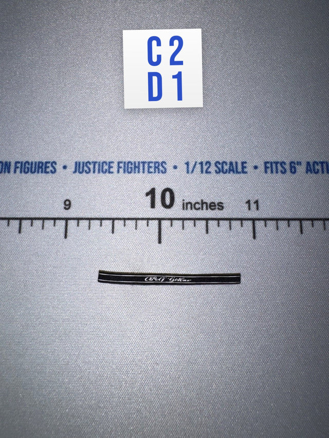1/12 Scale WWII German Cuff Title - Panzer Commander Joachim Peiper DiD XD80022
