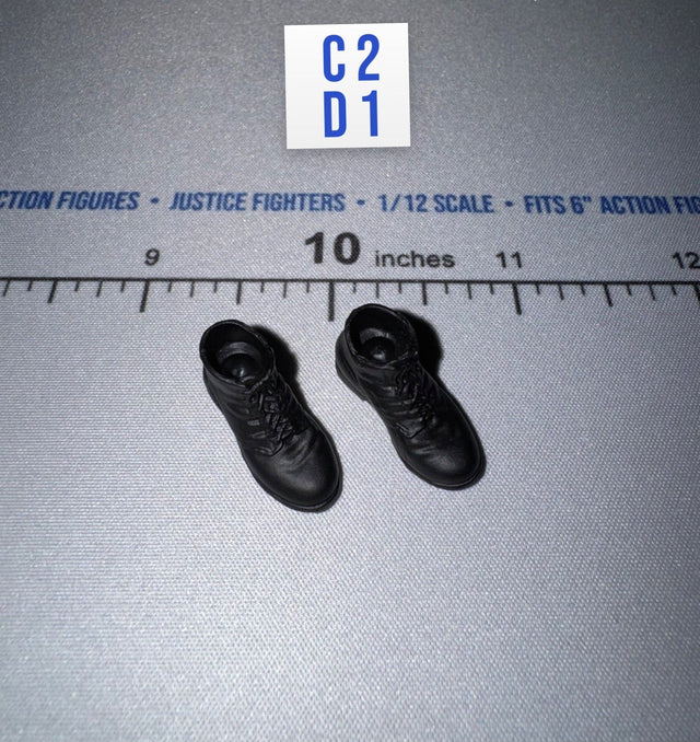 1/12 Scale WWII German Boots - Panzer Commander Joachim Peiper DiD XD80022