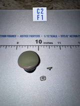 1/12 Scale WWII German Green Officer Cap with Insignia - Panzer Commander Otto Carius - DID XD80027